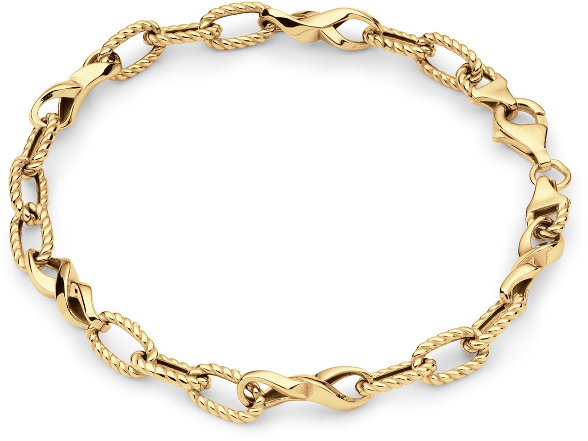 Glow 104.8997.19 Unisex Armband - Schakelarmband