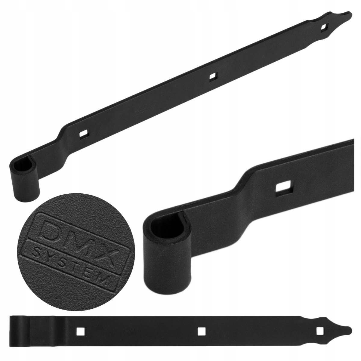 Domax Scharnier Poort 400x35x4mm ZPK400/13 - Zwart