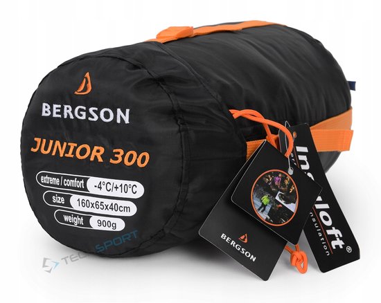 Bergson Junior 300 Mummieslaapzak Kinderen tot -4°C van BERGSON — afbeelding 5