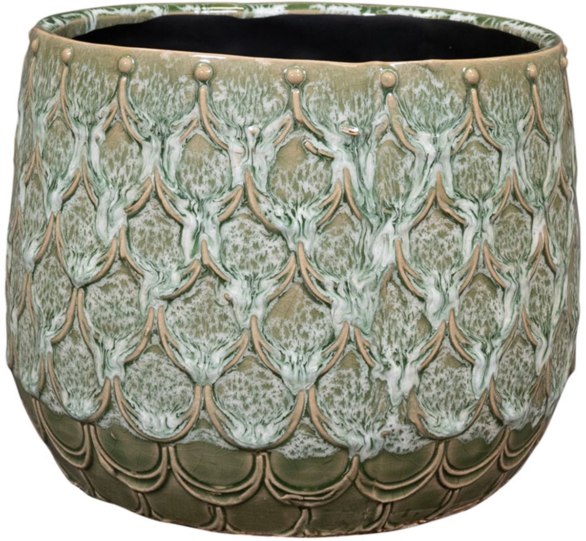 Ter Steege Bloempot Debby Tijm-Groen D 18 cm H 15 cm