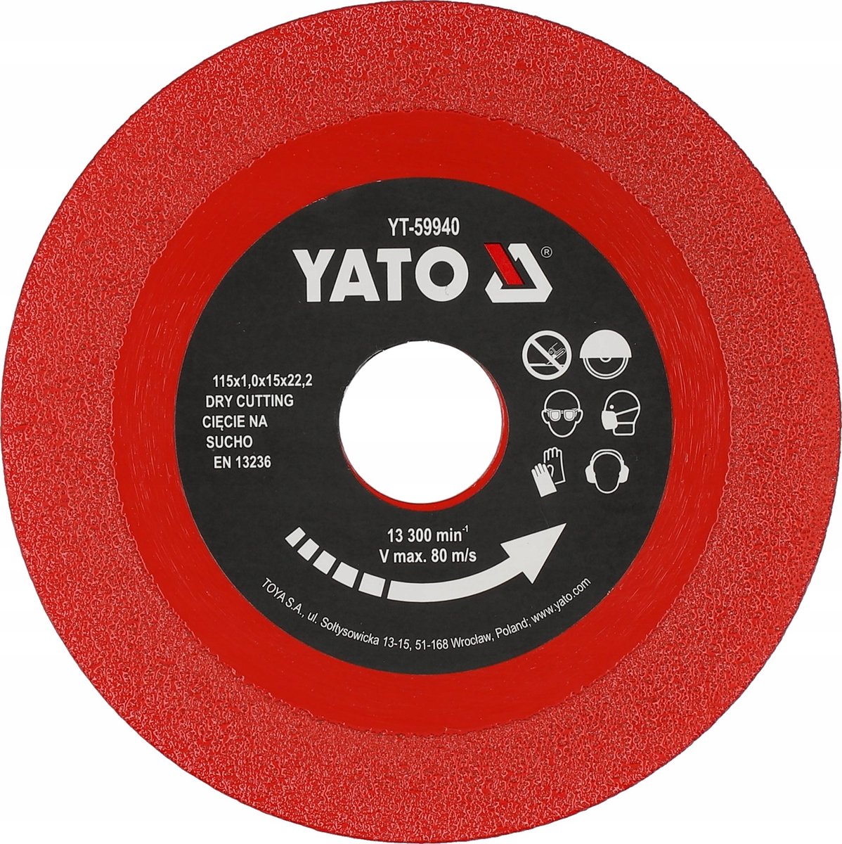 Yato diamantzaagblad 115 mm x 22,23 mm - Precisie en duurzaamheid