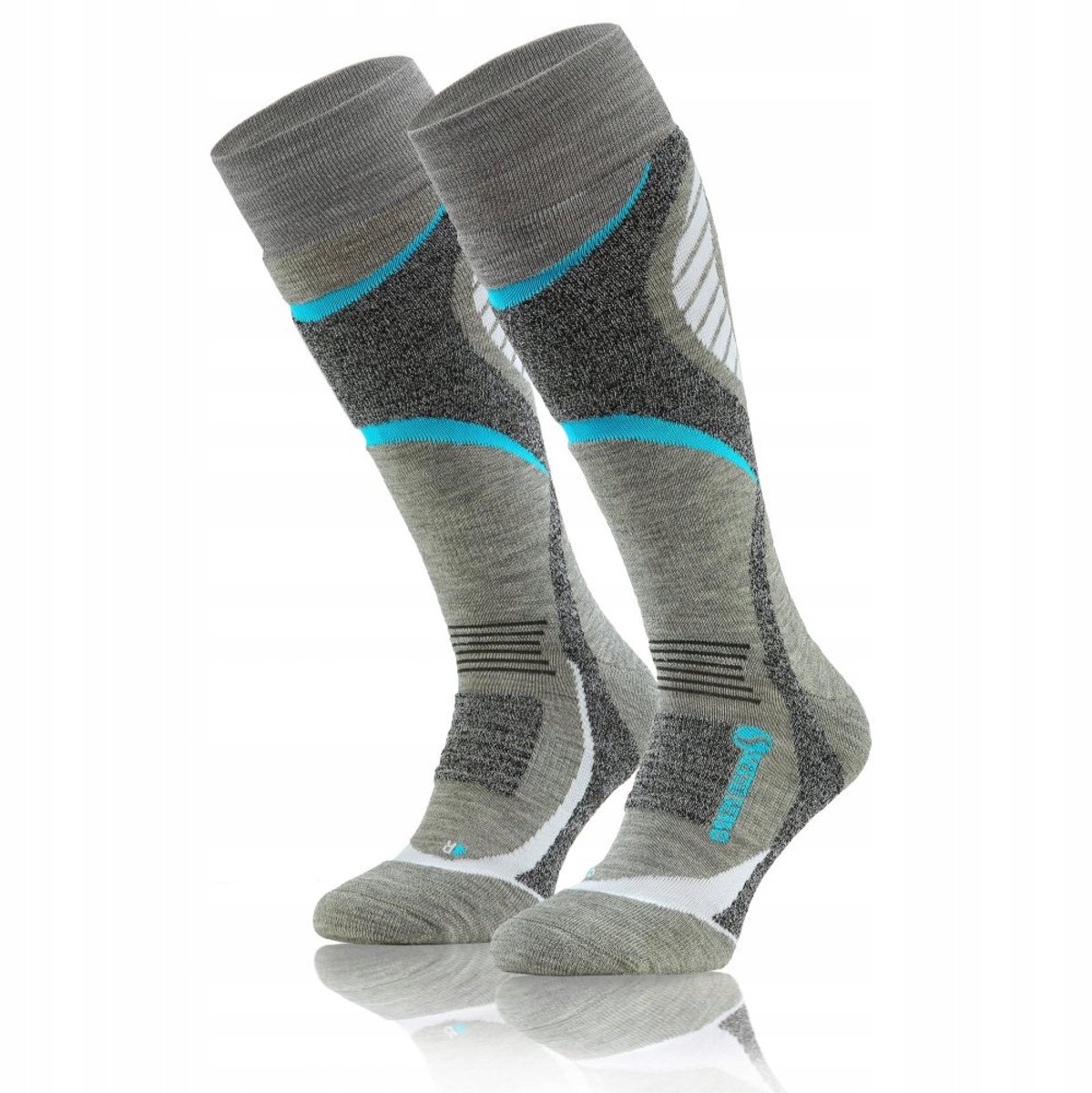 Sesto Senso Thermoline Skisokken Wol Antibacterieel Blauw
