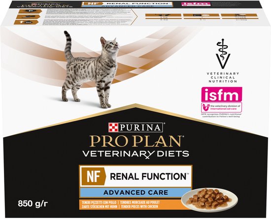 Purina Pro Plan VD NF Renal Function Kat Pouch Kip 20 x 85 g
