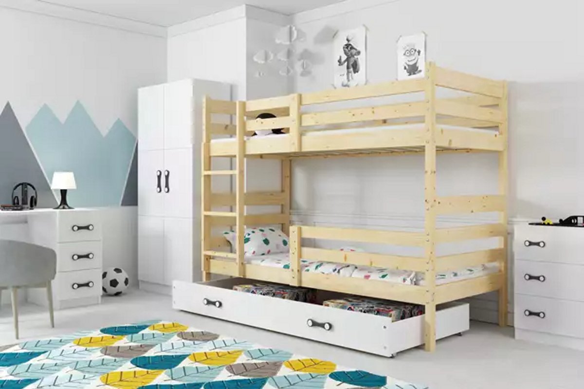 BMS - Bunk Bed - 90x190 - Natuurlijk Hout