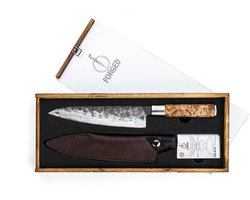 Forged VG10 Koksmes 20cm - 5-lagen staal - Met beschermhoes