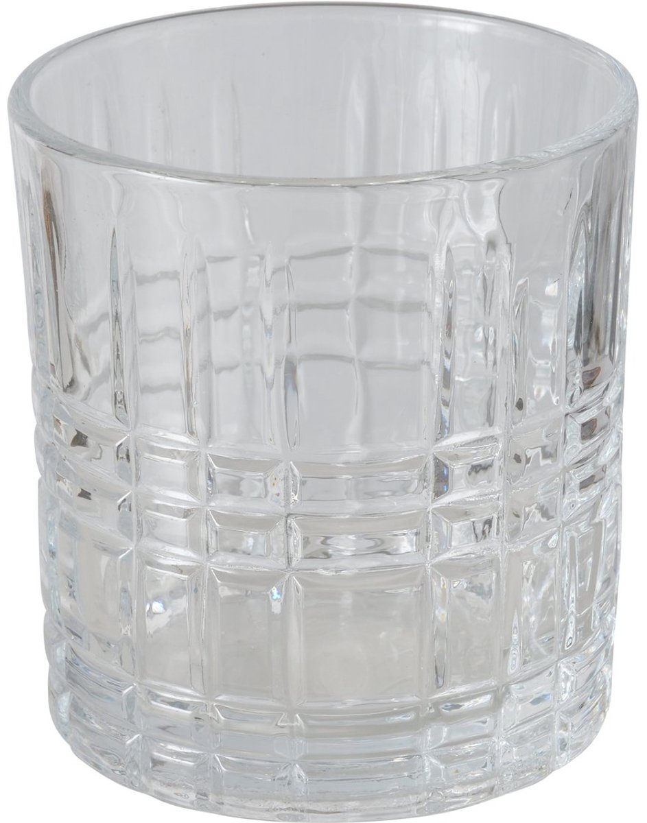 Whiskeyglas – 9 cm hoog – Ø 8 cm – Helder glas – Tijdloos design – 1 stuk