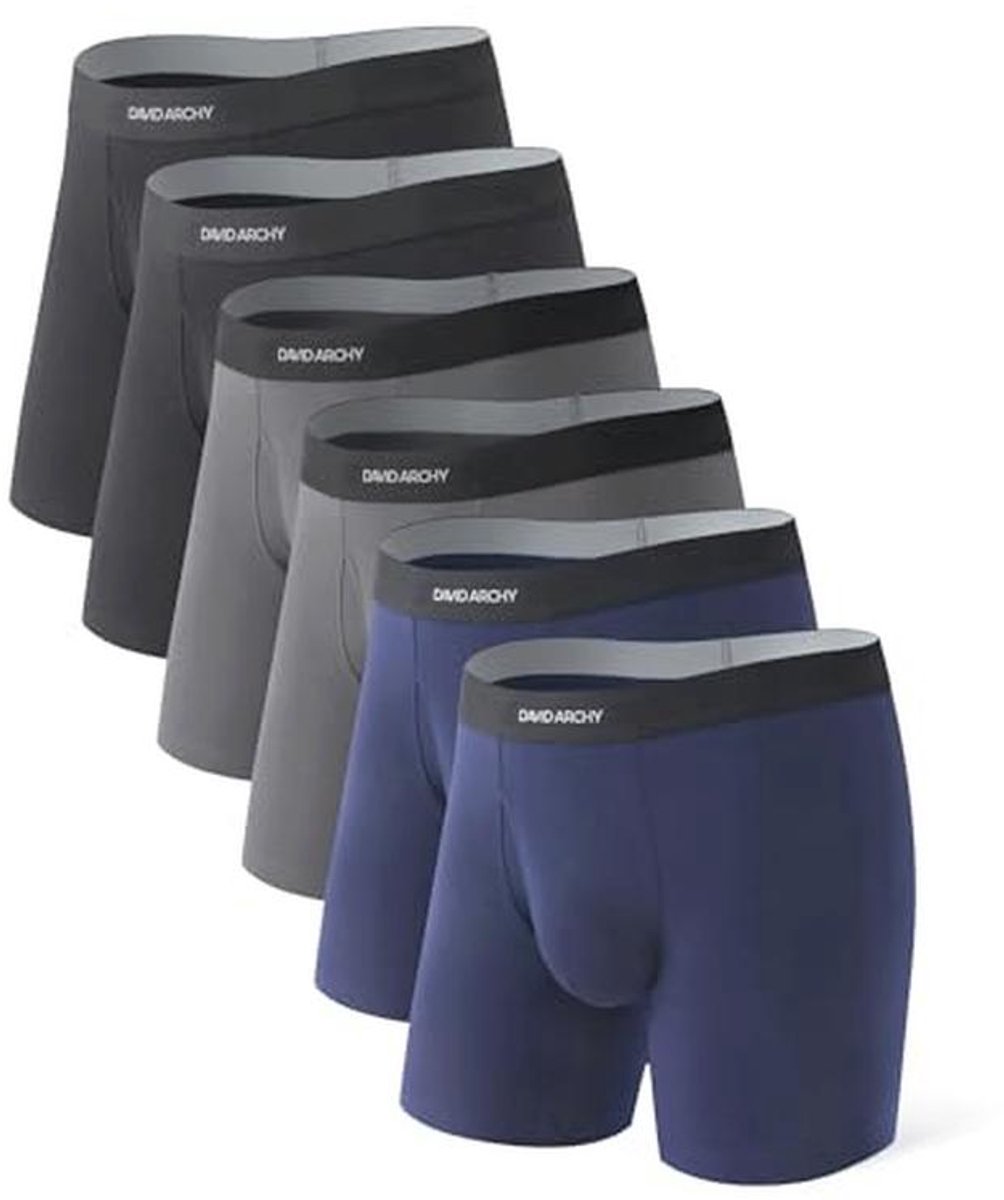 Boxershorts voor Mannen in Modal en Katoen - Comfortabele en Ademende Ondergoedset - 3-Pack