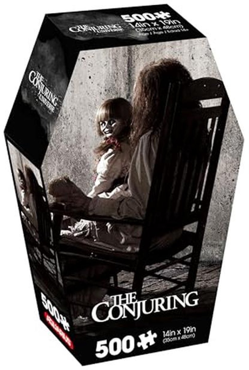 AQUARIUS The Conjuring Puzzel van 500 stukjes (500 stukjes) - Glare Free - Precision Fit - Officieel gelicenseerd The Conjuring Movie Merchandise & Collectibles - 35 x 49 cm