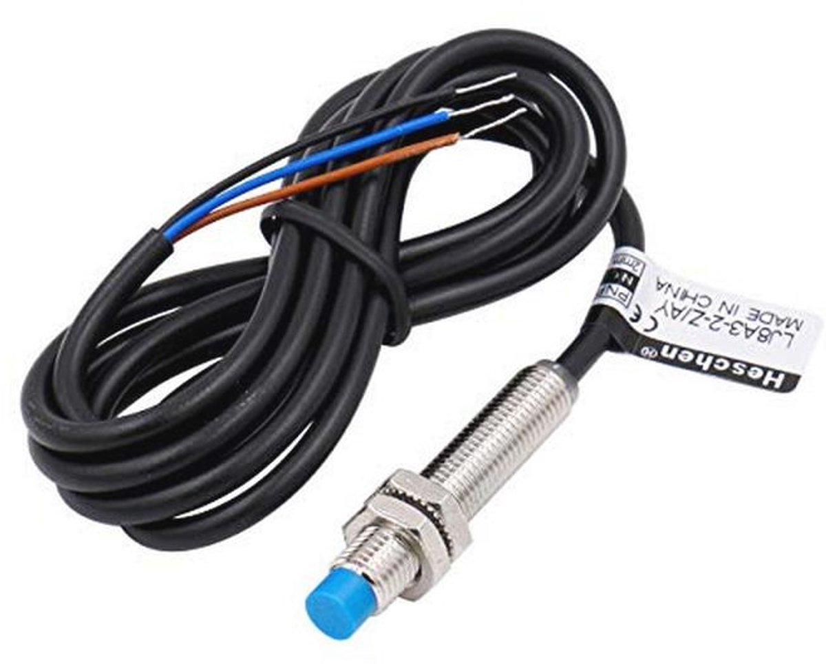 M8 Inductieve Naderingssensor Schakelaar 2mm 10-30VDC PNP Normaal Gesloten IP67