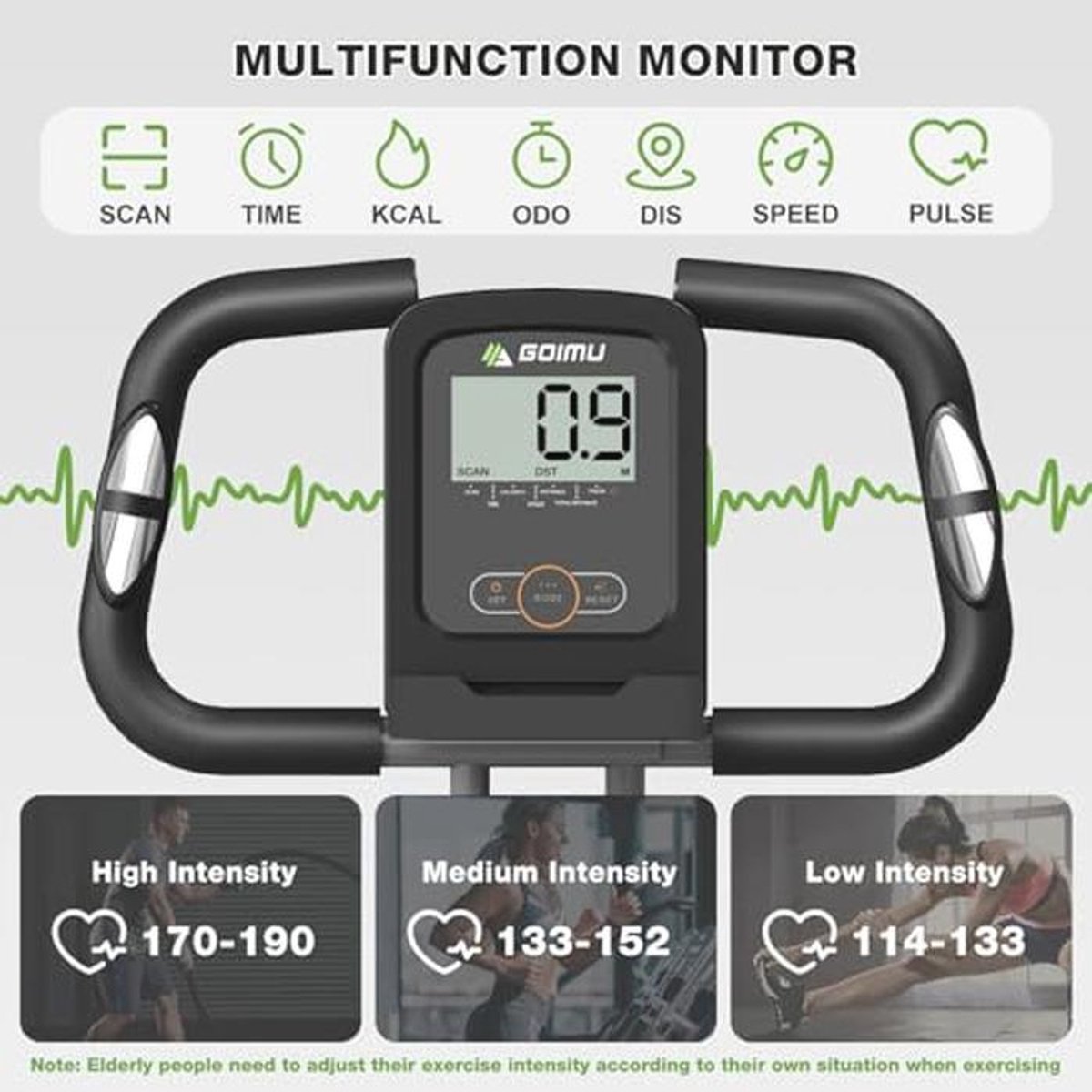 5-in-1 opvouwbare hometrainer voor - afbeelding 2