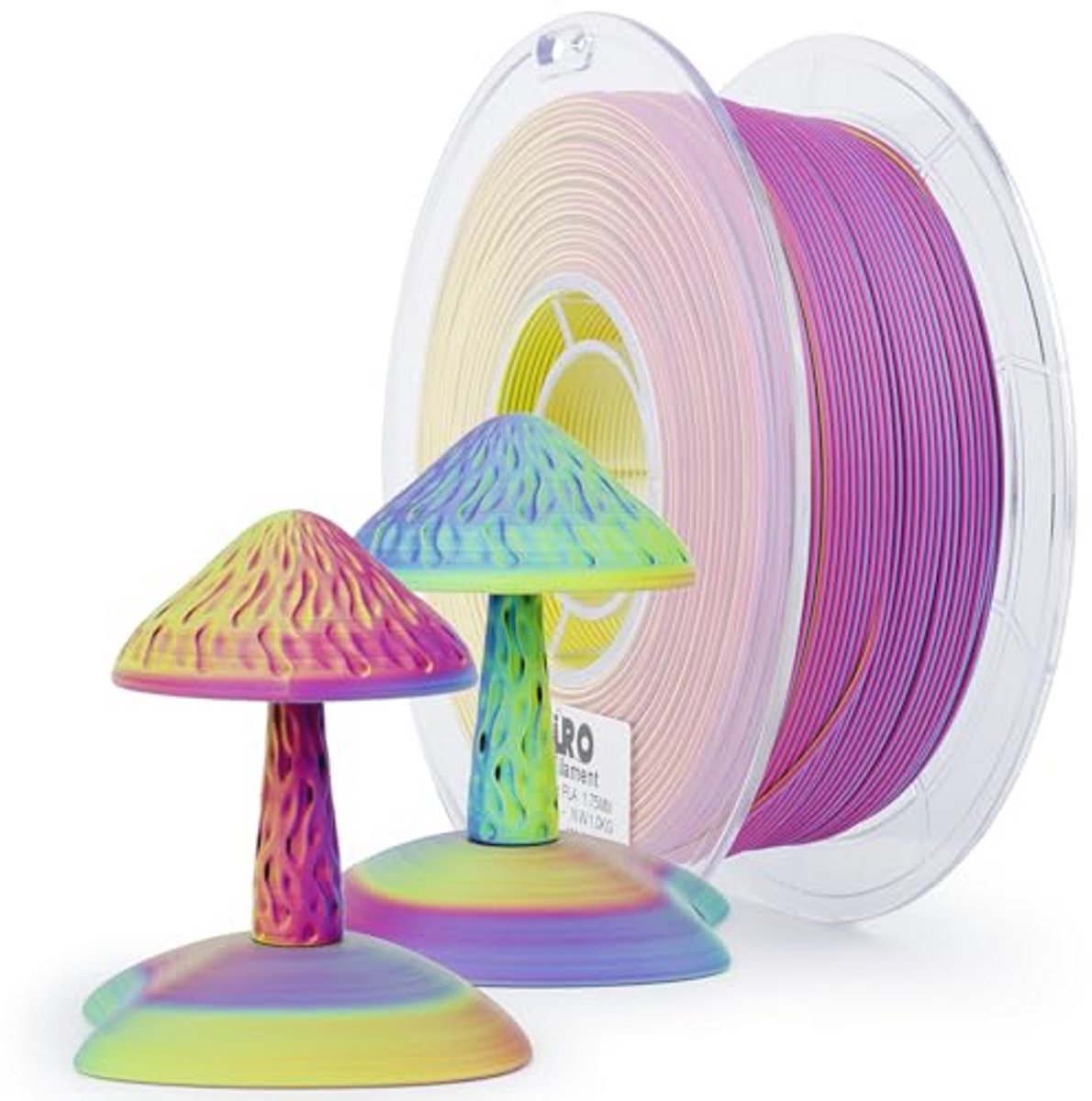 Matte PLA Filament – Co-Extrusion Tricolor 1.75mm 1kg voor 3D Printers