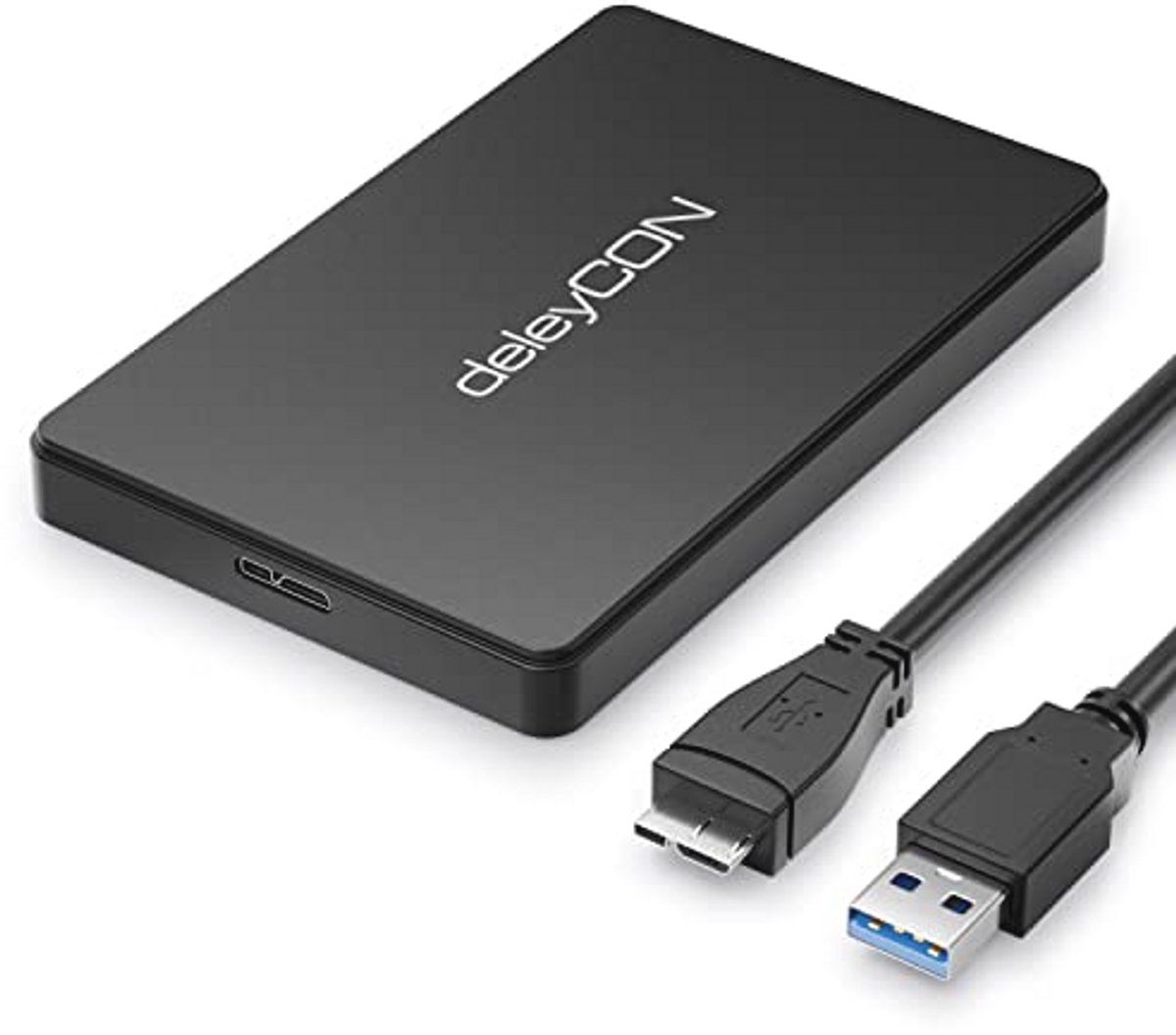 Externe Behuizing voor 2,5 inch SATA SSD/HDD - USB 3.1 UASP - Compact en Draagbaar
