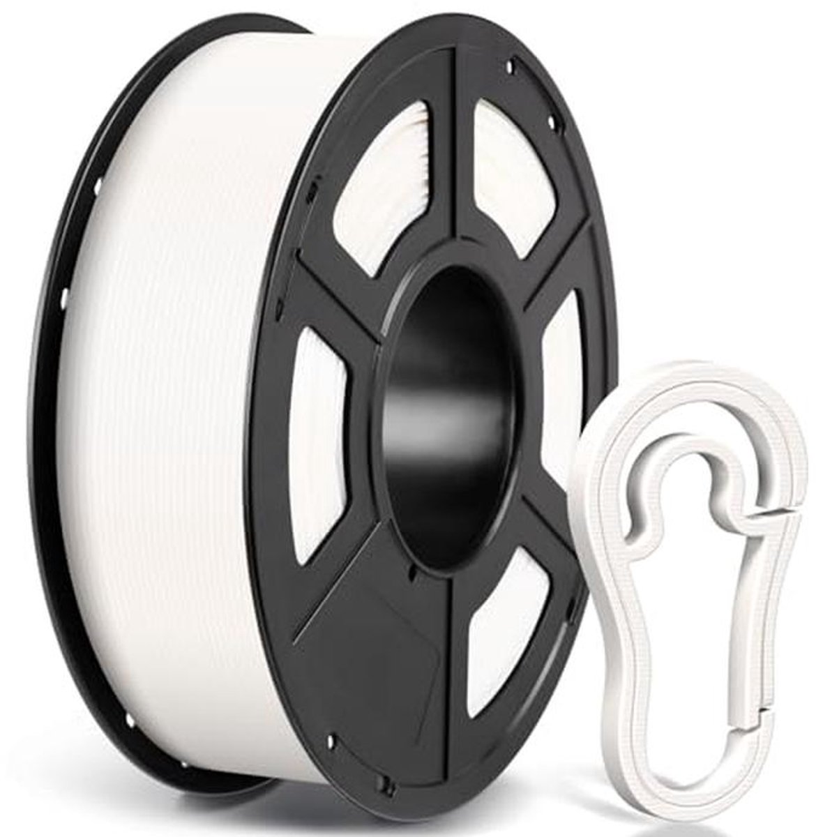 Weerbestendig en Hittebestendig 3D Printer Filament 1.75mm voor Buitenafdrukken - 1KG Spoel, Wit