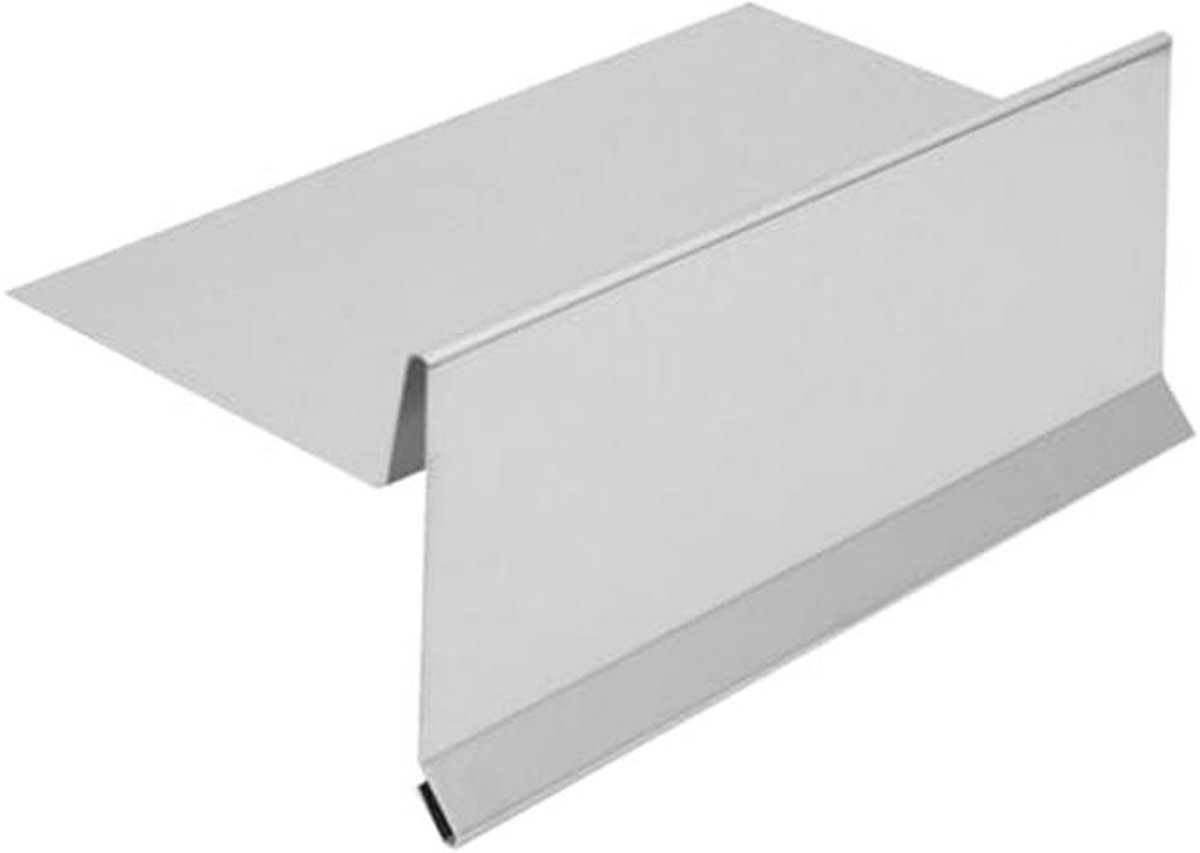 Aluminium Plaatsplaat zonder Waterplooi 200cm voor Dakafvoer - Goottoebehoren