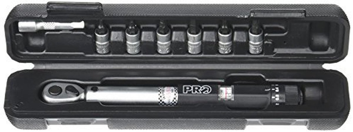 Draaimomentsleutel 3-15NM met M3/M4/M5/M6/T25/T30