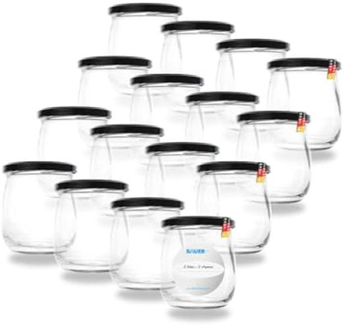Inmaakglazen 417 ml - 8 Stuks met Schroefdop voor Jams en Honing