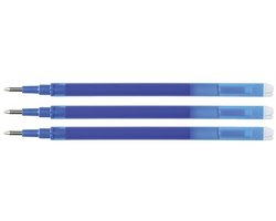Retrakbare Uitwisbare Balpen - Blauw - 3 Stuks