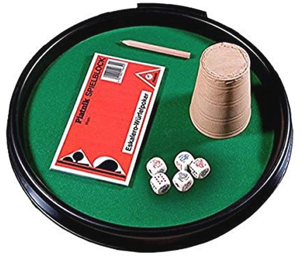 Dobbelstenen Poker Set