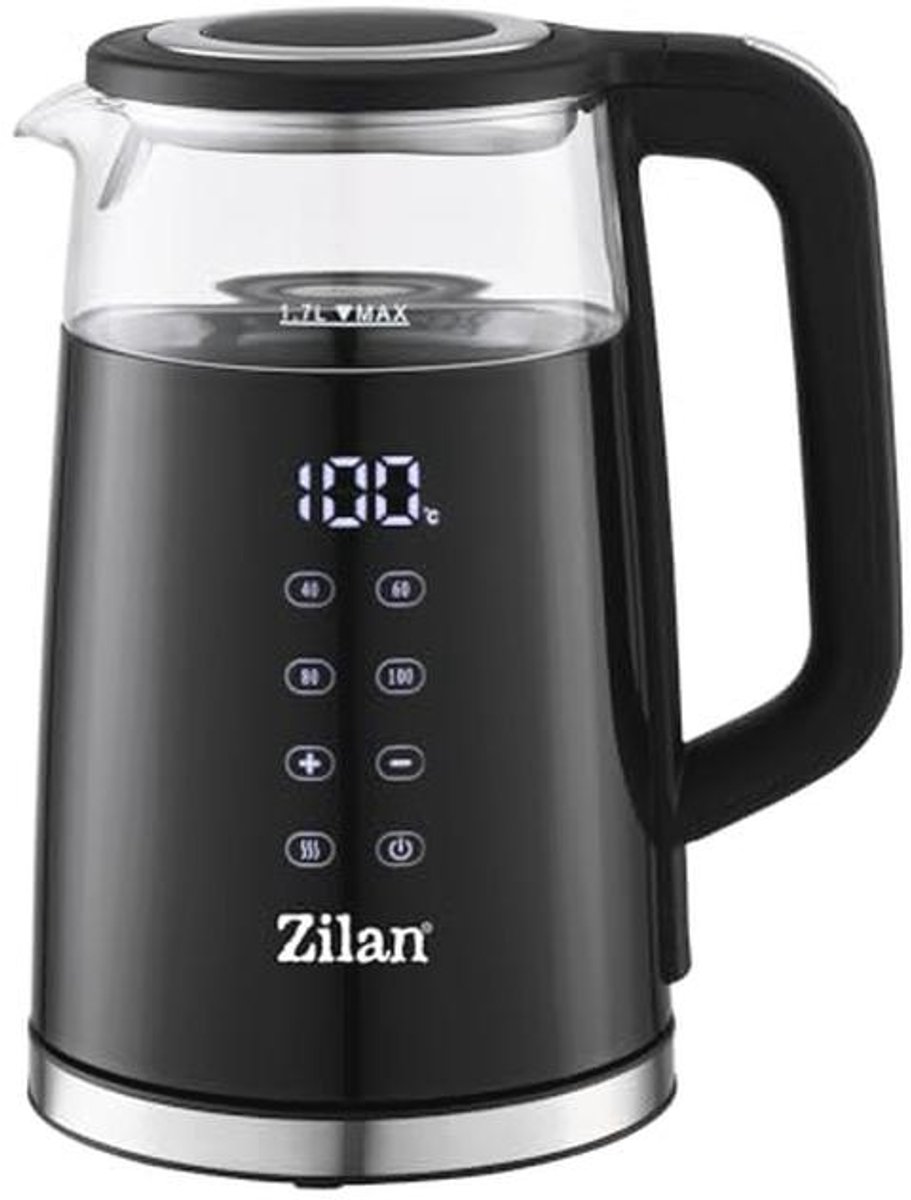 Dubbelwandige waterkoker met digitaal display en warmhoudfunctie, 1,7 l