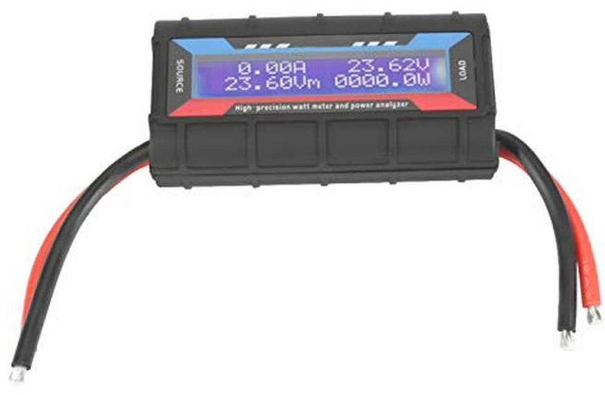 Hoge Precisie Amp Meter - 150A Watt Meter met LCD Scherm voor Voltage Monitoring