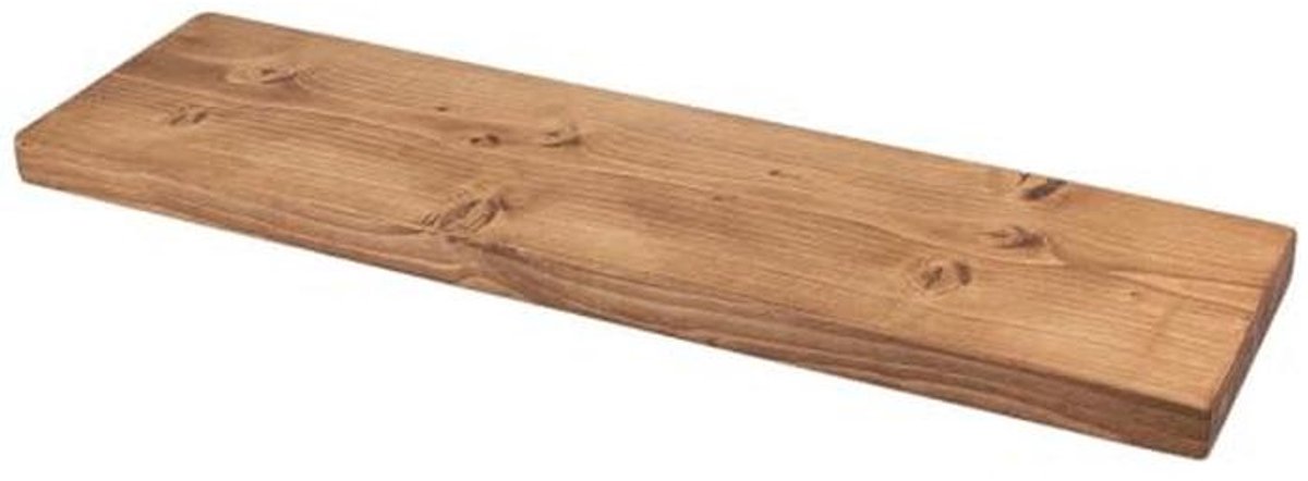 Rustiek zwevend rek van herwonnen hout 130 cm - Perfect voor boerderijdecoratie