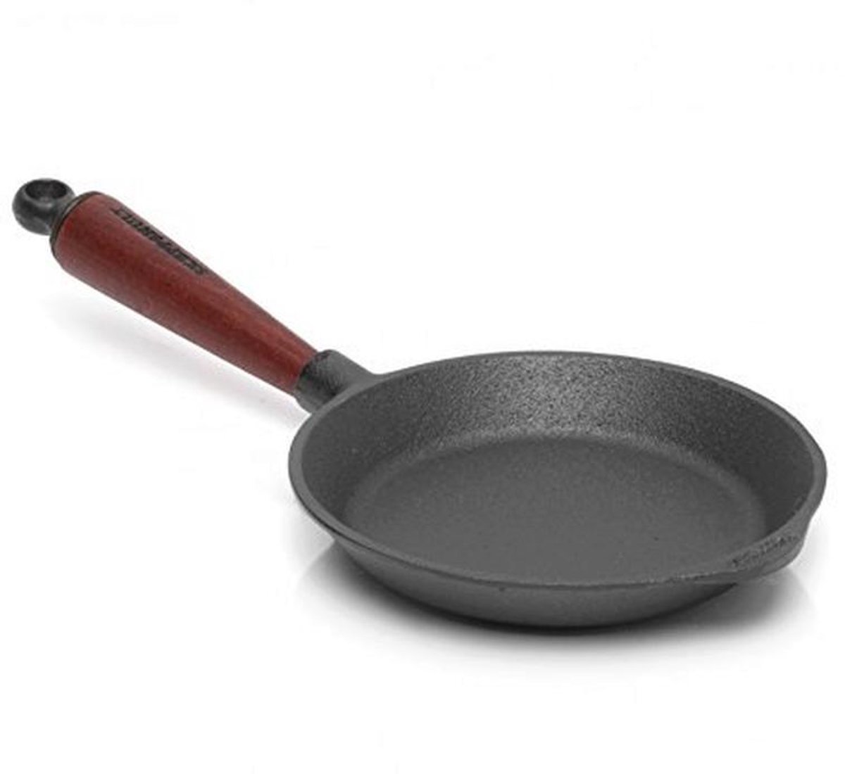 Koekenpan van gietijzer, 18 cm, voor optimaal braden en bakken