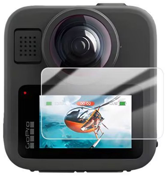 Screenprotector Geschikt Voor GoPro MAX2 – Gehard Glas – Hoge kwaliteit screen protector MAX 2 – Ultradun – Tempered Glass 9H Bescherming Camera – 1 stuks – TechDefend