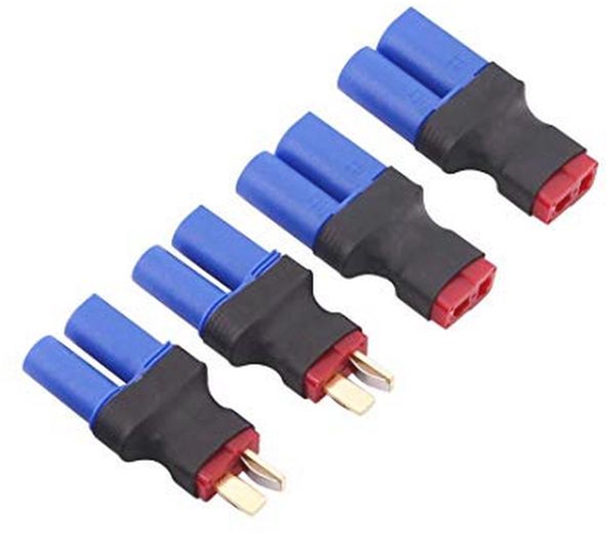 Adapter voor RC Drones en Auto's - 2 Paar EC5 naar T-Plug Verbinding