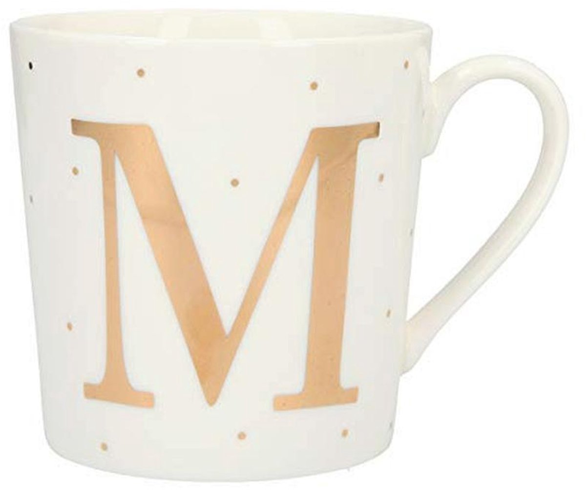 Trendy Porseleinen Mok met Handvat en Opschrift - 300 ml
