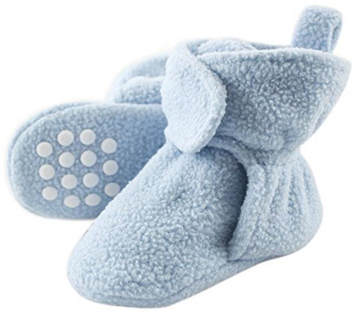 Baby Fleece Gevoerde Laarsjes voor Meisjes - Lichtgrijs Winter Accessoire voor 0-6 Maanden