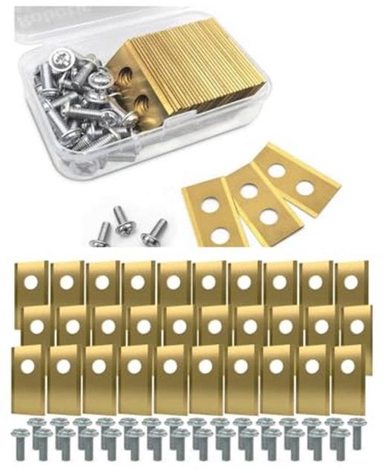 30 Titanium Messen voor Robotmaaiers - Reservemessen voor - 30 - €45,83