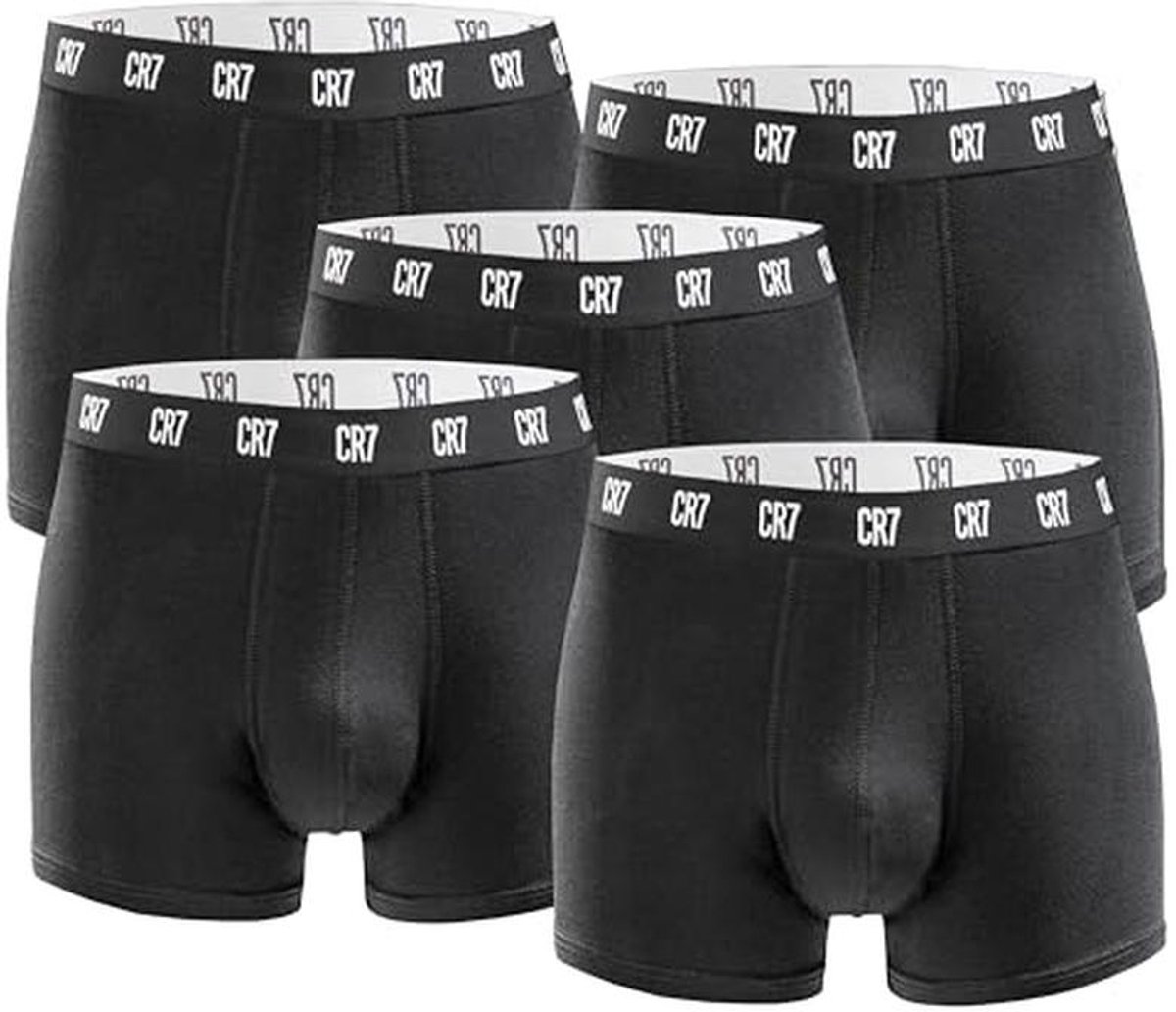 Katoenen Boxershorts voor Heren - Zwart-Wit Mix - XL, 5 Stuks
