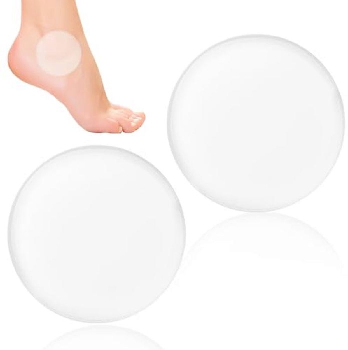 Enkelbeschermers voor drukontlasting, gelpads voor schaatsen, hockey, skiën of wandelen