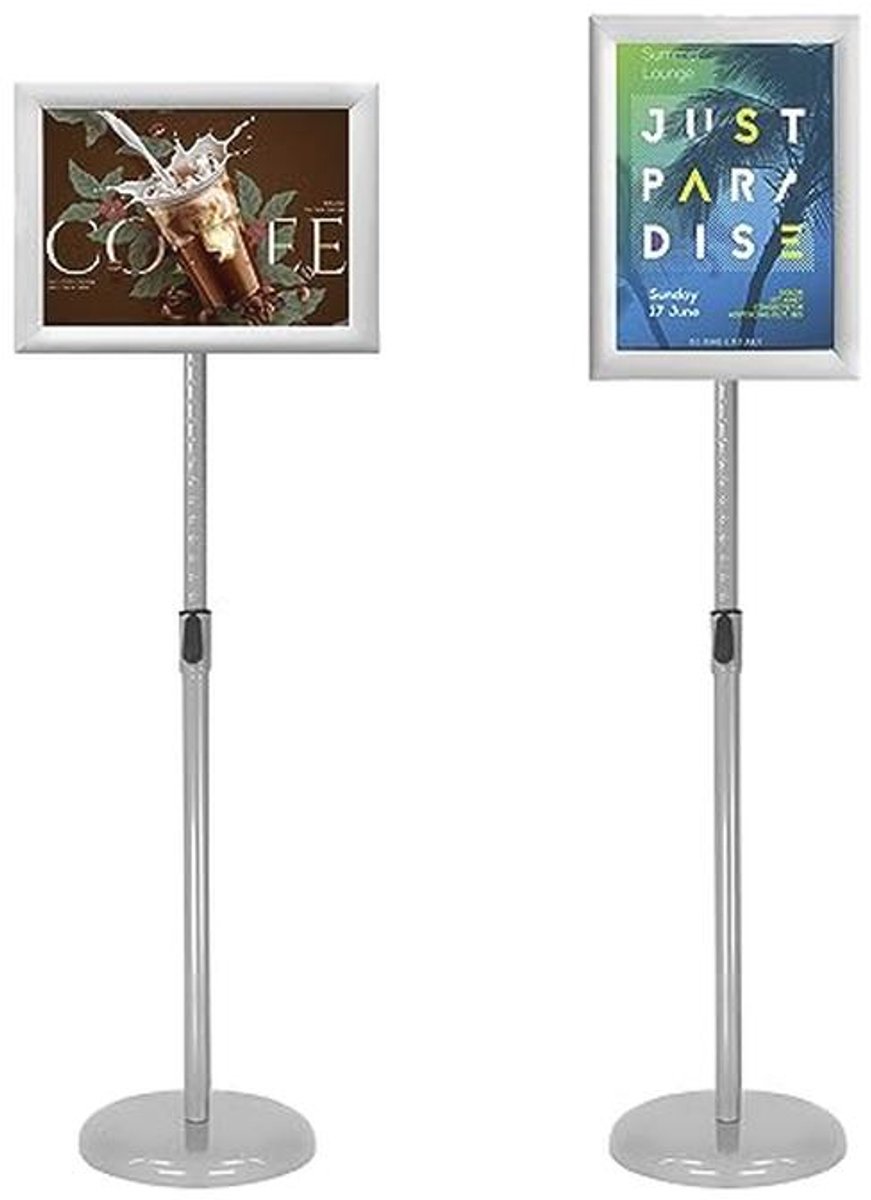 Verstelbare posterstandaard voor effectieve reclame - 28 x 43 cm