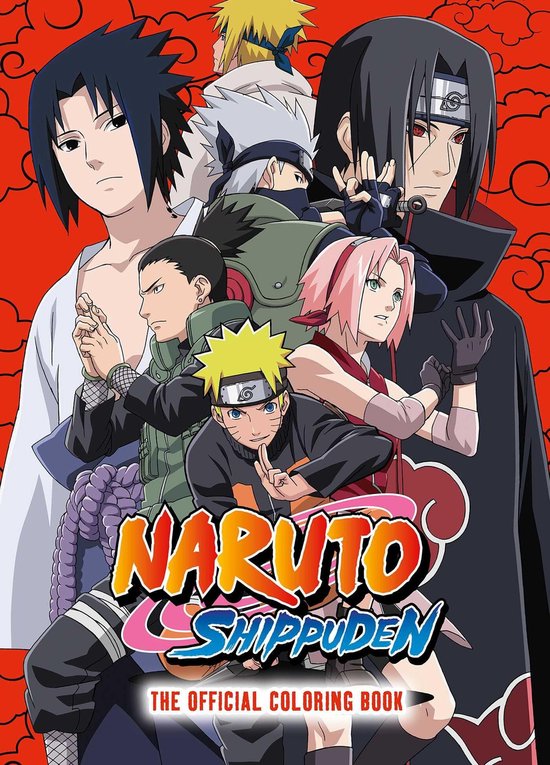 Naruto Shippuden: The Official Coloring Book- Naruto Shippud ... - cover