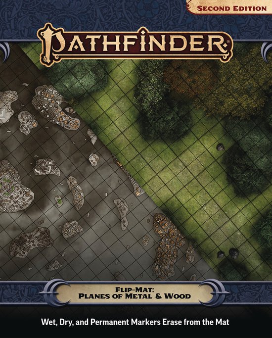 Pathfinder Flip-Mat: Planes of Metal and Wood - cover