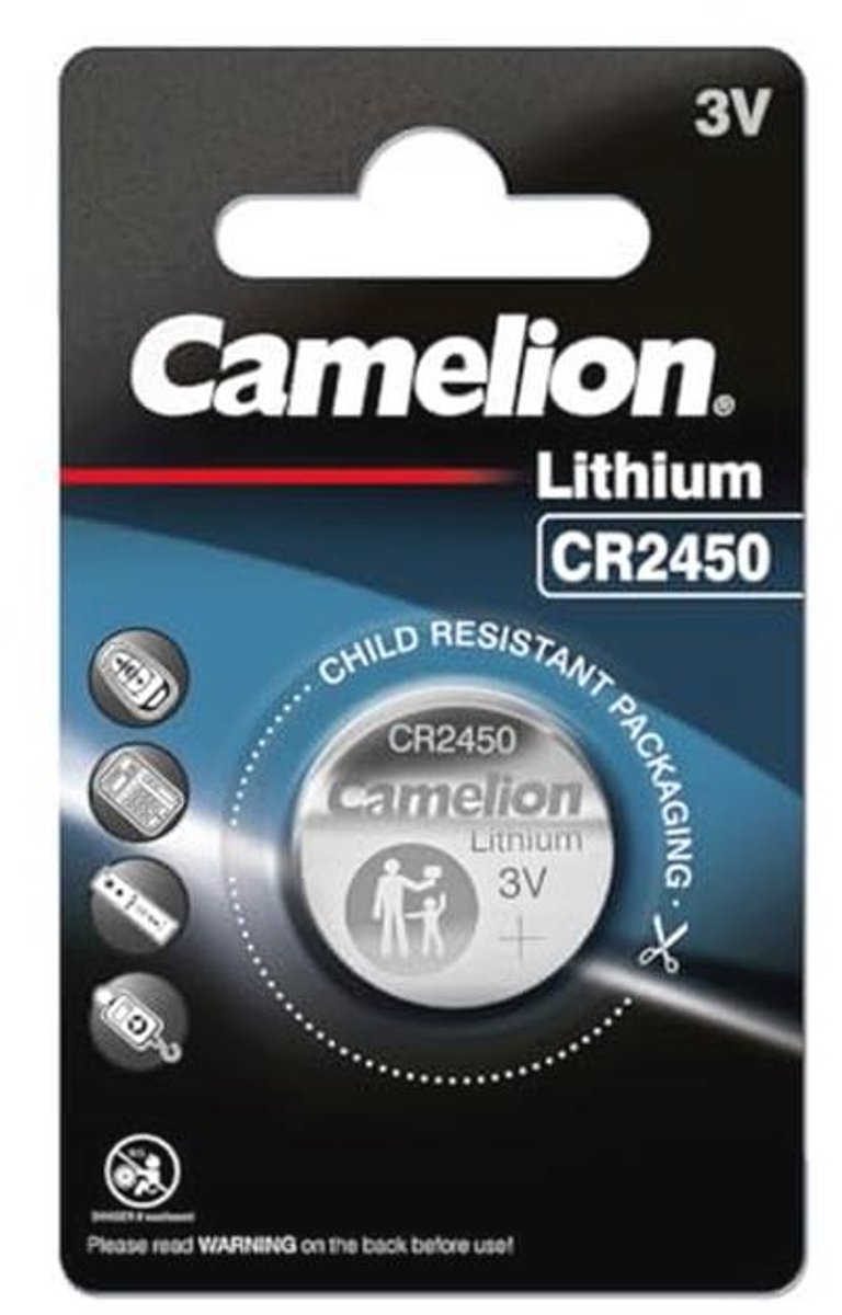 CR-2450 Lithium Knopcelbatterij 3V voor Diverse Toepassingen