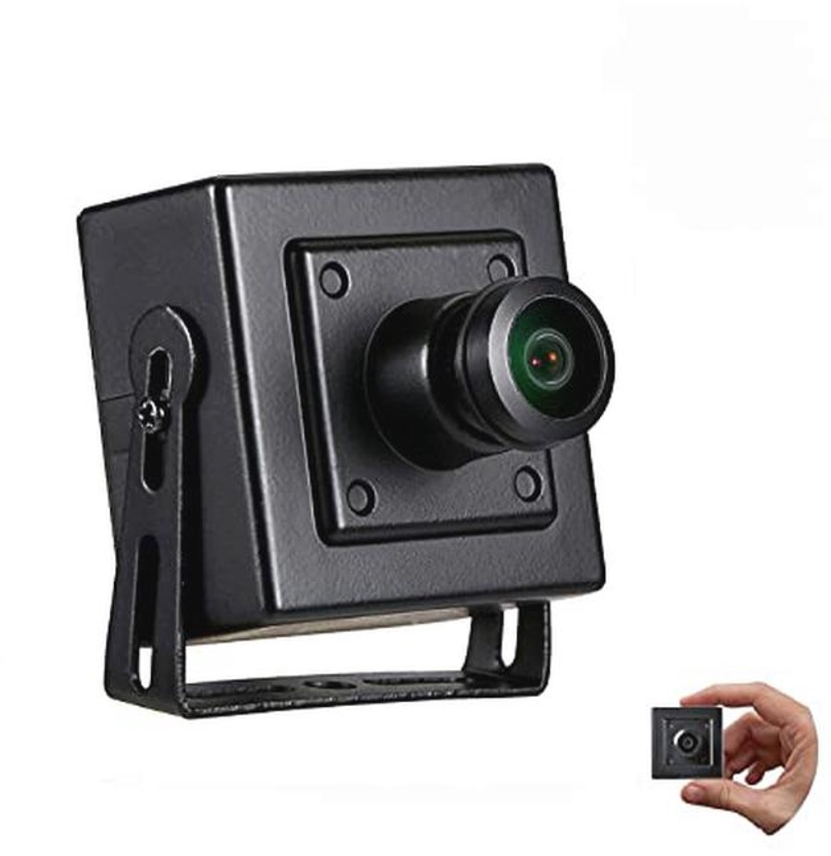 Mini Fisheye Beveiligingscamera 3MP HD - 180 Graden Groothoek CCTV