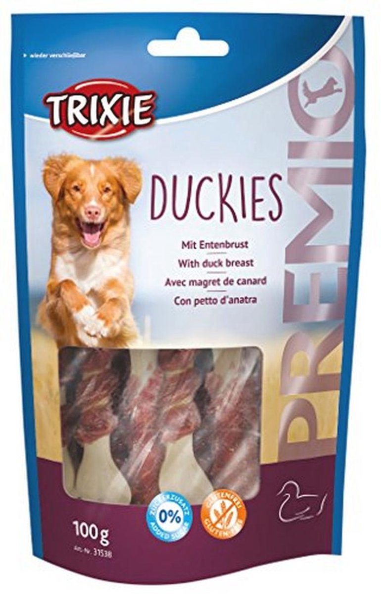 Premio Duckies Hondensnacks 100g Eendensmaak
