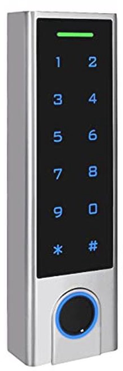 RFID vinger- en pincodeslot met 5 RFID KeyFobs - Veiligheidsoplossing voor deuren
