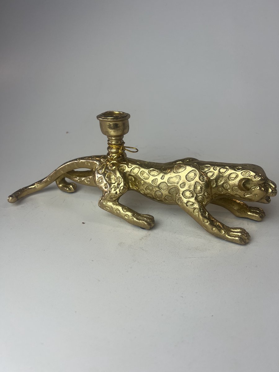 Gouden kandelaar panter