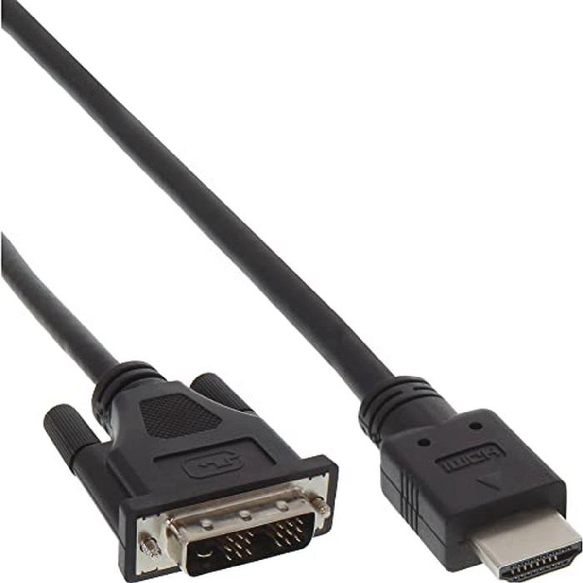 HDMI naar DVI Adapterkabel 2m - Videokabel voor optimale beeld- en geluidsweergave