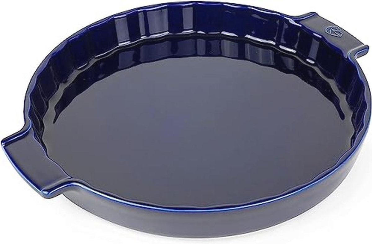 Traditionele keramische taartvorm - Blauw - 30 cm