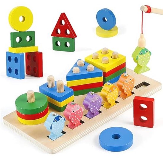 hahaland Speelgoed voor baby's, 1 jaar, Montessori-speelgoed met