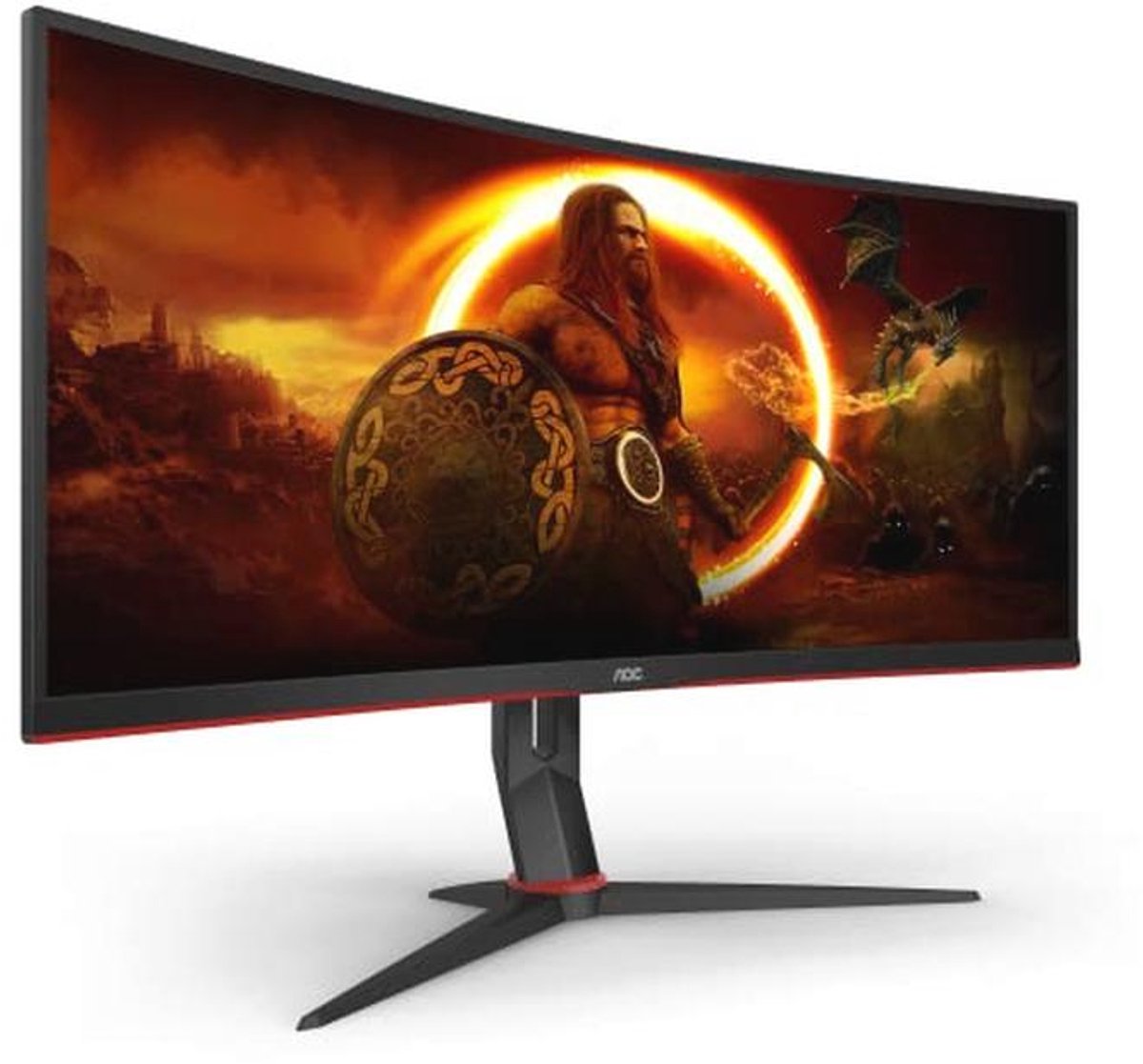 34 Inch Curved Gaming Monitor met Free-Sync en 144 Hz