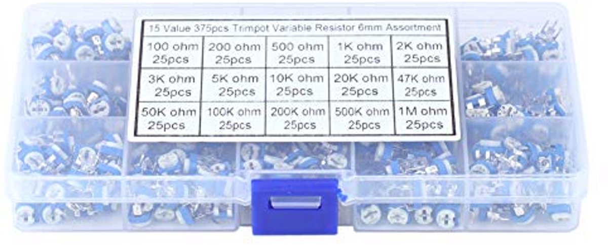 Variabele Weerstand Potentiometer Assortiment Set voor Elektronica