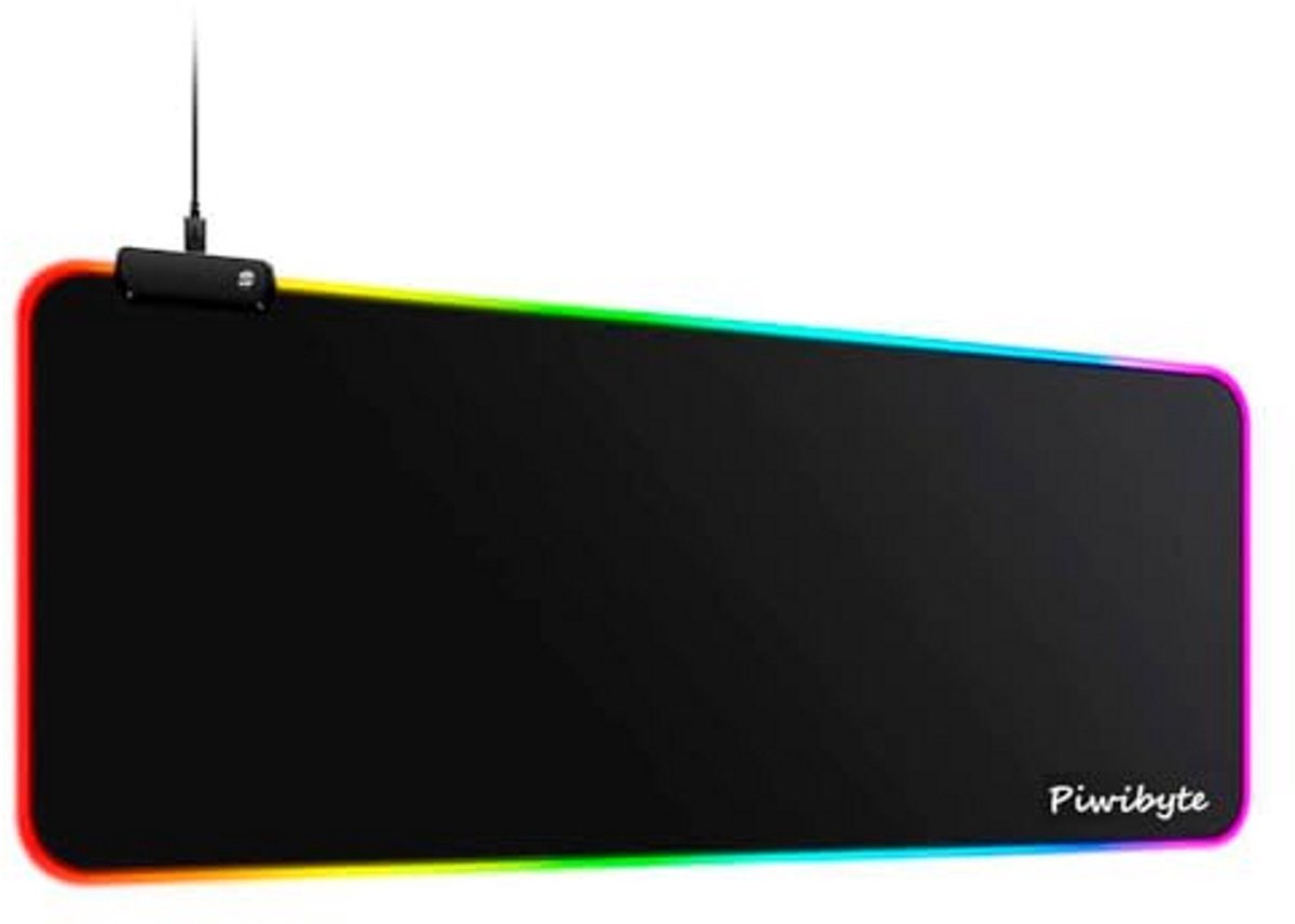 RGB XXL Gaming Mouse Pad 800 x 300 mm - 10 Verlichtingsmodi en 7 Kleuren