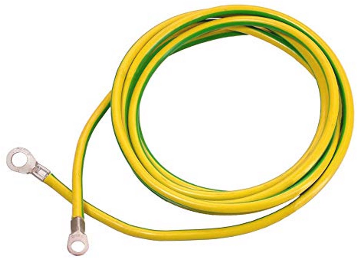 Aardingskabel met Ringoog, IP20, H07V-K 16, Groen en Geel
