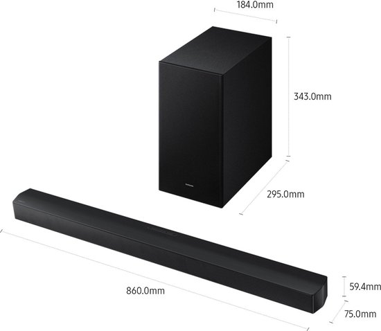 Samsung HW-B650 - Soundbar - Inclusief subwoofer — afbeelding 3