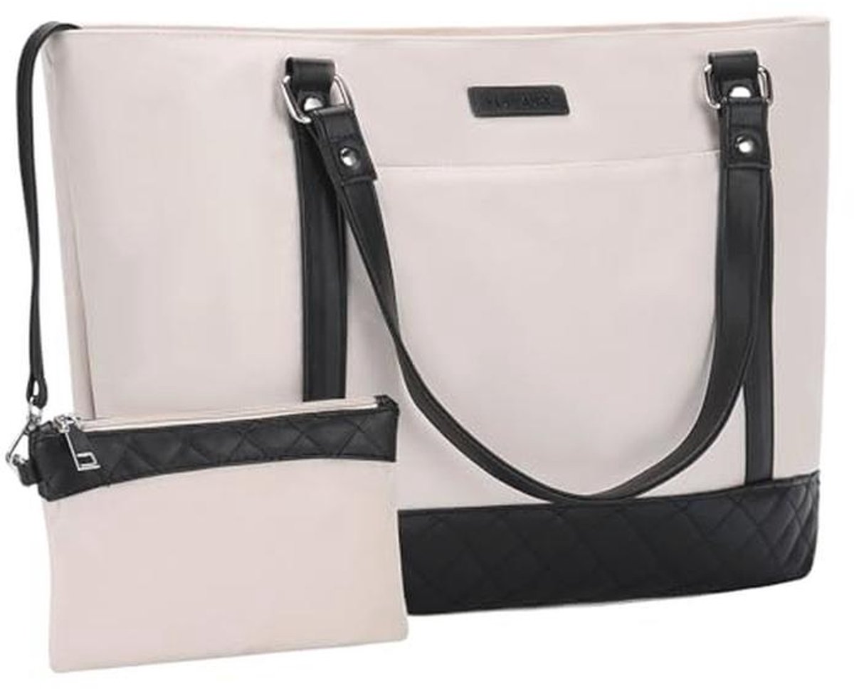 Laptopdraagtas voor dames - 15,6 inch schoudertas voor werk en reis